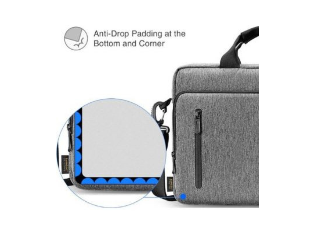 Buy Tomtoc A50 16” Laptop Shoulder Bag – Gray | in Qatar Buy Tomtoc A50 16” Laptop Shoulder Bag – Gray | in Qatar